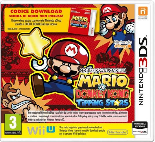 Mario vs. Donkey Kong: Tipping Stars - 3DS - gioco per Nintendo 3DS -  Nintendo - Puzzle Game - Videogioco | IBS