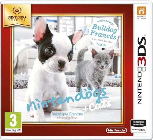 Nintendo Nintendogs + Gatos: Bulldog - 3DS