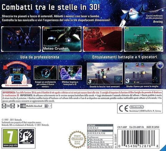 Star Fox 64 3D - Nintendo Selects - 3DS - gioco per Nintendo 3DS - Nintendo  - Action - Adventure - Videogioco | IBS