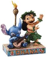 Disney Traditions Lil & Stitch Ohana 7In Statue