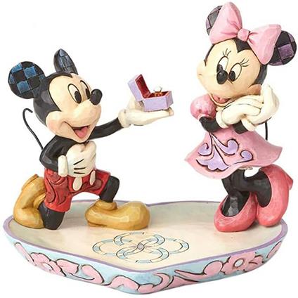 Disney Traditions. Topolino Minnie E L'anello. 13 Cm