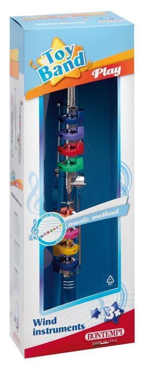 Toy Band Play. Clarino Cromato Grande a 8 Chiavi/Note Colorate. Bontempi (32 4431) - 2