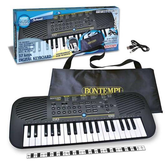 Bontempi Digital keyboard with 37 full width keys - Bontempi - Giochi  musicali - Giocattoli | IBS