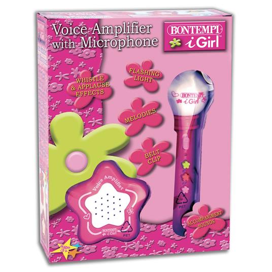 I Girl. Microfono Karaoke con Amplificatore Ed Effetti Luminosi. Bontempi (42 4171) - 6