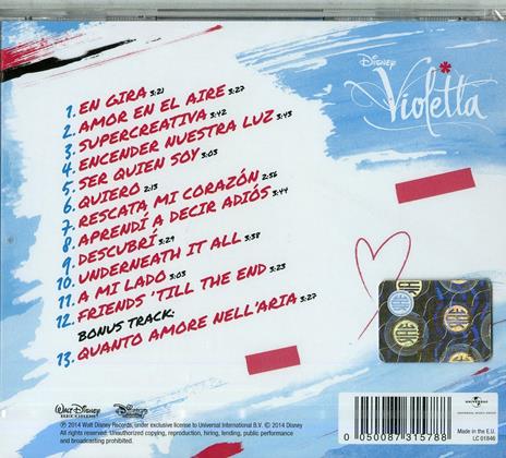 Violetta. En Gira (Colonna sonora) - CD Audio - 2