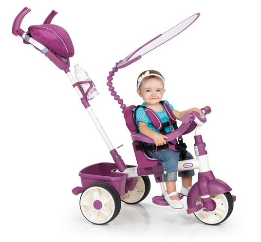 Little Tikes 4 in 1 Sports Edition Trike triciclo Trazione anteriore Verticale Bambini - 7