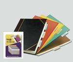 3M Post-it. 4 Pack Appendibili da 6 Segnapagine Bianchi per Archivio con Bordo Colorato