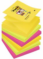 Ricariche di foglietti a Z Post-it Super Sticky per dispenser colori Rio de Janeiro