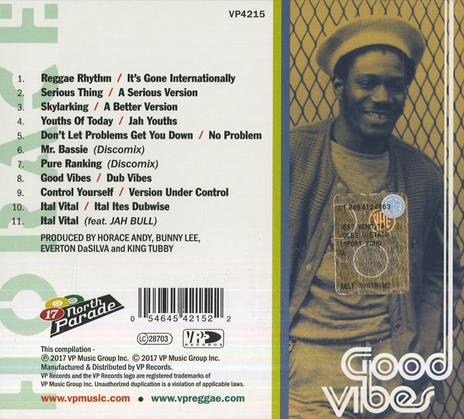 Good Vibes (Remastered) - CD Audio di Horace Andy - 2