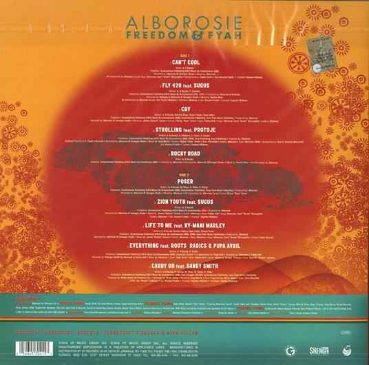 Freedom & Fyah - Vinile LP di Alborosie - 2