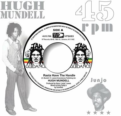 Rasta Have the Handle - Dangerous Match Two - Vinile 7'' di Hugh Mundell,Roots Radics