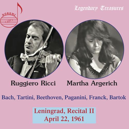 Martha Argerich / Ruggiero Ricci - Martha Argerich & Ruggiero Ricci: Leningrad, Recital II, 1961 - CD Audio