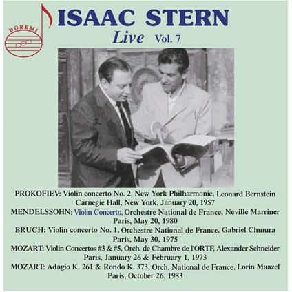 Isaac Stern: Live, Vol. 7 - CD Audio di Isaac Stern