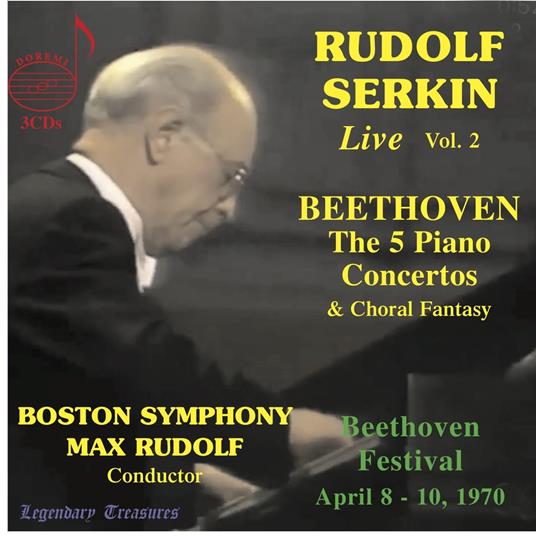 Rudolf Serkin: Live, Vol. 2 - CD Audio di Rudolf Serkin