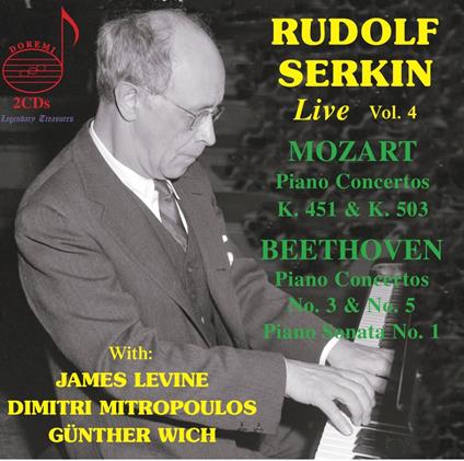 Rudolf Serkin: Live, Vol. 4 (2 Cd) - CD Audio