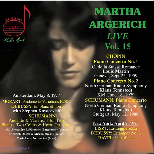 Live, Vol. 15 - CD Audio di Martha Argerich