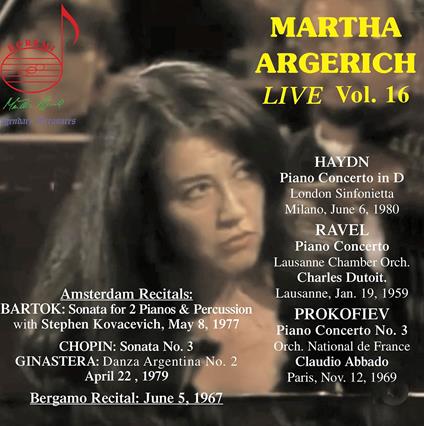 Live Vol. 16 (2 Cd) - CD Audio di Martha Argerich