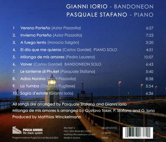 Nocturno - CD Audio di Gianni Iorio,Pasquale Stafano - 2