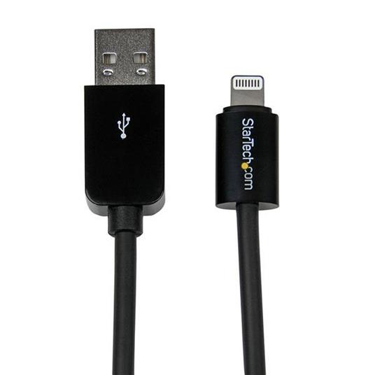 StarTech.com Cavo connettore lightning a 8 pin Apple nero a USB da 1m per  iPhone / iPod / iPad cavo per cellulare - StarTech.com - Telefonia e GPS |  IBS