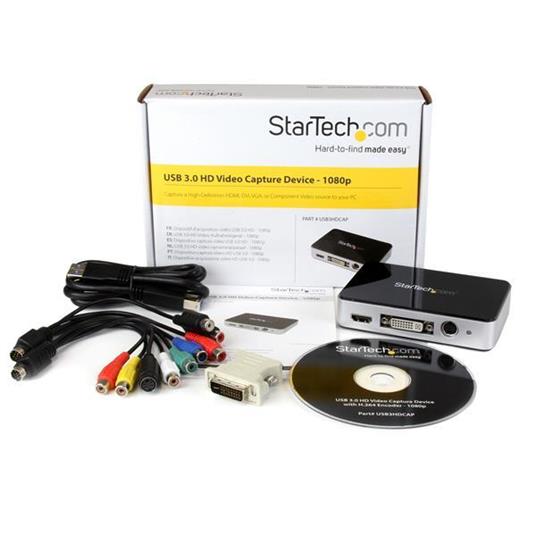 StarTech.com Scheda Acquisizione Video Grabber / Cattura video esterna USB  3.0 - HDMI / DVI / VGA / Component HD - 1080p 60fps - StarTech.com - TV e  Home Cinema, Audio e Hi-Fi | IBS