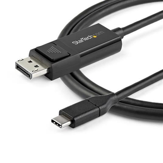 StarTech.com Cavo adattatore da USB C a DisplayPort 1.2 da 2m - Cavo video  bidirezionale da