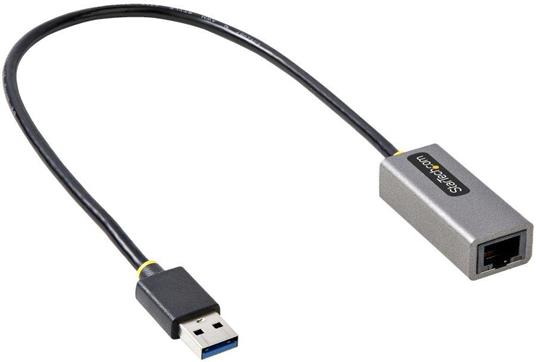 StarTech.com Adattatore USB Ethernet, Convertitore USB 3.0 a Ethernet  10/100/1000 Gigabit per Laptop, Cavo integrato 30 cm, Adattatore USB a  RJ45, Scheda di Rete LAN esterna USB 3.0 - StarTech.com - Informatica | IBS