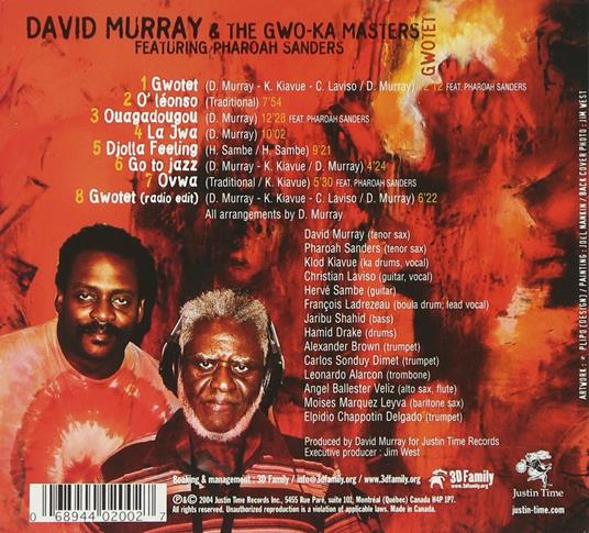 Gwotet - CD Audio di David Murray,Gwo-Ka Masters - 2