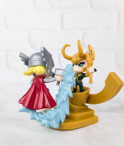 Lootcrate Marvel Exclusive Collectors 2017 Thor Vs Loki 8 Cm Pvc Mini Figure - 3