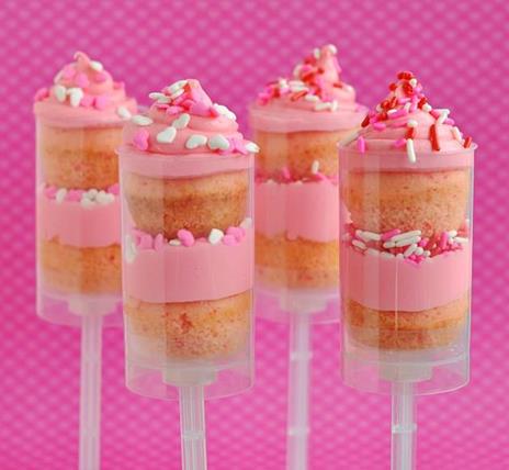 Wilton set 6 treat pops in plastica