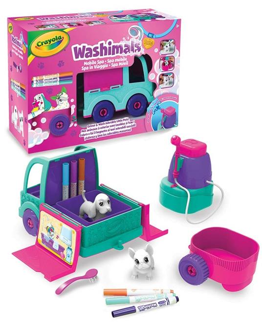 Washimals Spa in Viaggio (74-7372-E-000) - Crayola - Crayola Washimals -  Pittura - Giocattoli | IBS