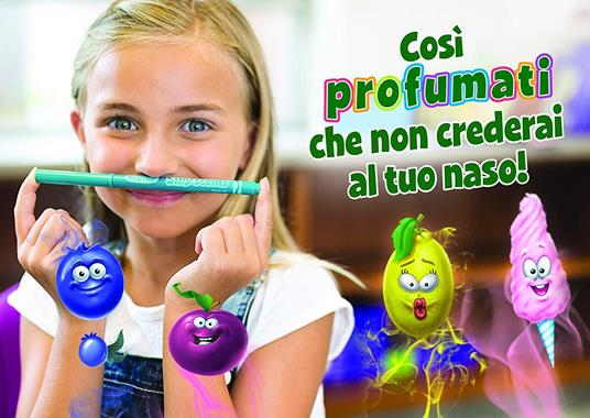 CRAYOLA PROFUMELLI-Pennarelli Lavabili e Profumati per Bambini a