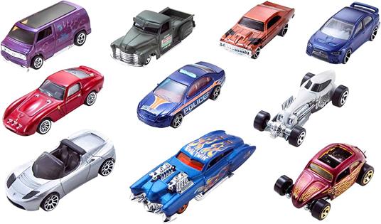 Hot Wheels - Set Macchinine da 10 Veicoli in Scala 1:64, con Decorazioni Mozzafiato, da Collezionare, Single, 54886 - 2