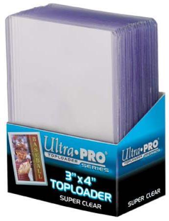 Ultra Pro Proteggi Carte Rigido 3"X4" (76Mm X 102Mm) Pacchetto Da 25 Pz Toploader. Super Clear Premium 0/40 - 2