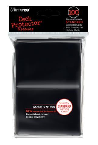 Ultra Pro Proteggi Carte Standard Pacchetto Da 100 Bustine 66Mm X 91Mm Black 30 60