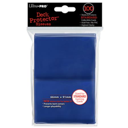 Ultra Pro Proteggi Carte Standard Pacchetto Da 100 Bustine 66Mm X 91Mm Blue 30/60