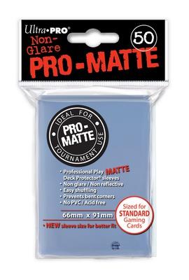 50 Deck Protector Sleeves Ultra Pro Magic PRO MATTE CLEAR Trasparenti Rigide Bustine Protettive