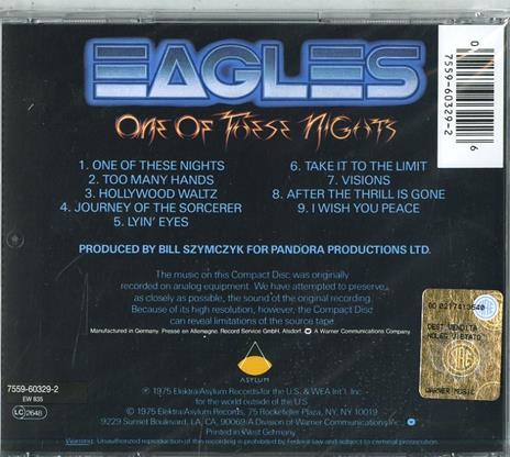 One of These Nights - CD Audio di Eagles - 2