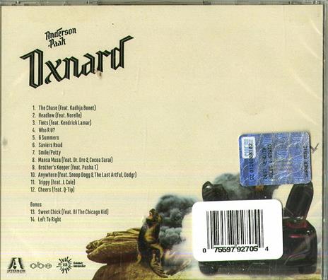 Oxnard - CD Audio di Anderson Paak - 2