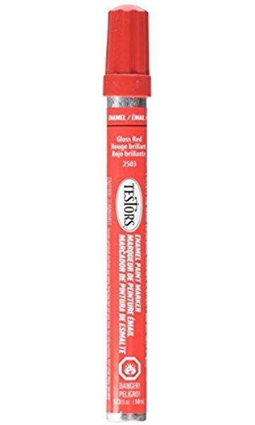 Fluorescent Red Enamel Paint Marker Smalto in Pennarello Rosso Fluorescente 10ml RIPMM 2575