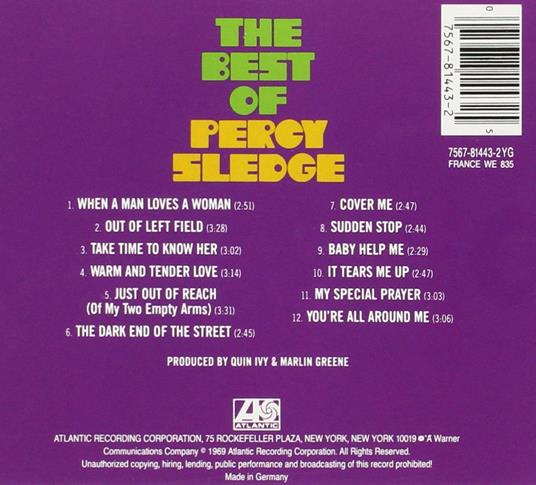 Best of - CD Audio di Percy Sledge - 2