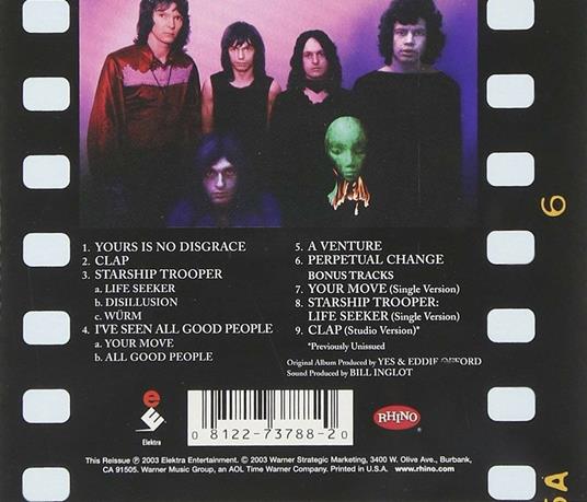 Yes Album - CD Audio di Yes - 2