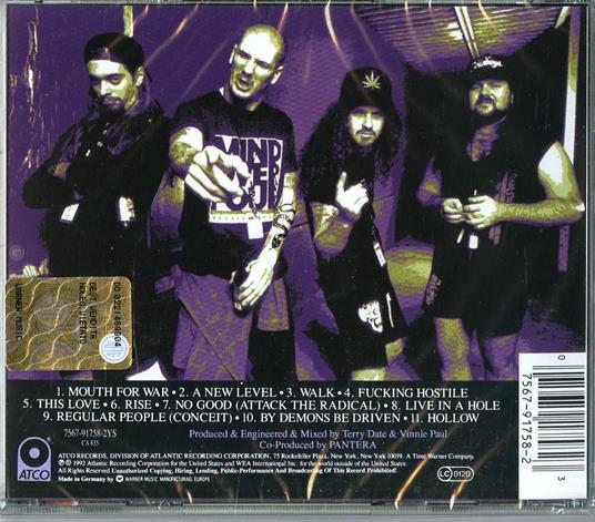 Vulgar Display of Power - CD Audio di Pantera - 2