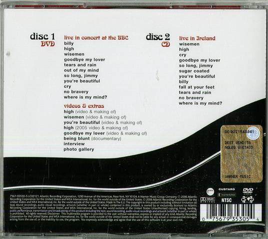 Back to Bedlam-Bedlam Sessions - CD Audio + DVD di James Blunt - 2
