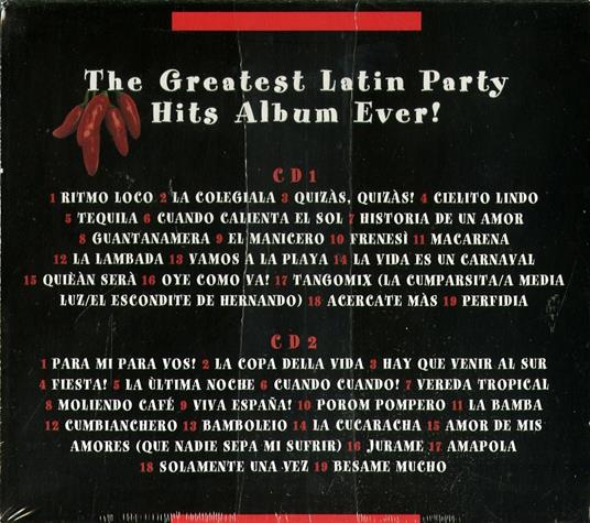 Fiesta Latina! The Greatest Latin Party - CD Audio - 2