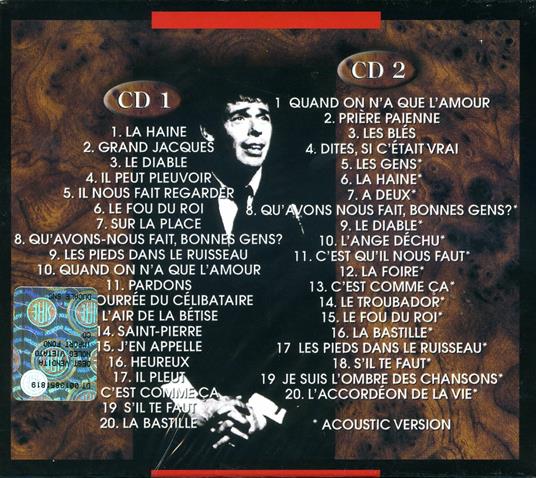 Le disque d'or - CD Audio di Jacques Brel - 2