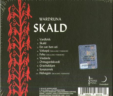 Skald - CD Audio di Wardruna - 2