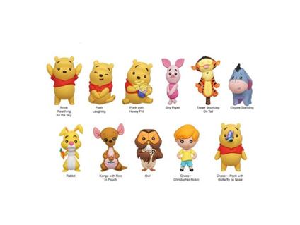 Disney Pvc Bag Clips Winnie The Pooh Con Figure Int.