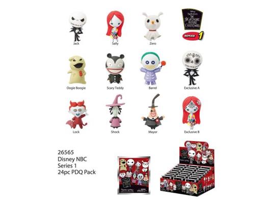 Nightmare Before Natale Pvc Bag Clips Series 1 Con Figura Int.