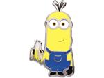 Minion More Than A Minion Spilla Badge Kevin Eating Banana Con Figure Int.