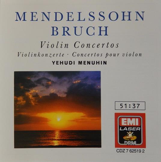 Violin Concertos - CD Audio di Yehudi Menuhin